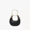 Mini sac Hobo Bracelet en cuir grainé Mini sac Hobo Bracelet en cuir grainé