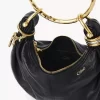 Mini sac Hobo Bracelet en cuir grainé Mini sac Hobo Bracelet en cuir grainé