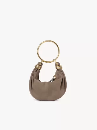 Mini sac hobo bracelet en cuir suédé