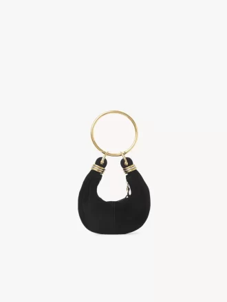 Mini sac hobo bracelet en cuir suédé