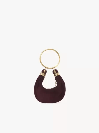 Mini sac hobo bracelet en cuir suédé