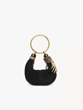 Mini sac hobo bracelet en cuir suédé