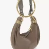 Mini sac hobo bracelet en cuir suédé Mini sac hobo bracelet en cuir suédé