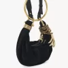 Mini sac hobo bracelet en cuir suédé Mini sac hobo bracelet en cuir suédé