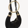 Mini sac hobo bracelet en cuir suédé Mini sac hobo bracelet en cuir suédé