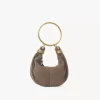 Mini sac hobo bracelet en cuir suédé Mini sac hobo bracelet en cuir suédé