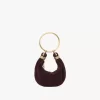 Mini sac hobo bracelet en cuir suédé Mini sac hobo bracelet en cuir suédé