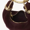 Mini sac hobo bracelet en cuir suédé Mini sac hobo bracelet en cuir suédé