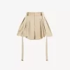 Mini short ballon en gabardine de coton Mini short ballon en gabardine de coton