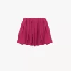 Mini short bloomer en charmeuse de soie Mini short bloomer en charmeuse de soie