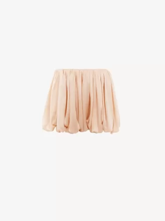 Mini short bloomer en charmeuse de soie