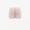 Mini short bloomer en charmeuse de soie Mini short bloomer en charmeuse de soie