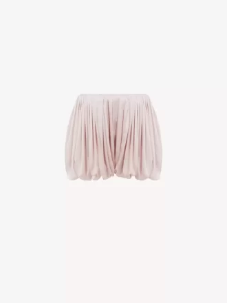 Mini short bloomer en charmeuse de soie