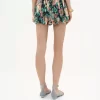 Mini short bloomer en charmeuse de soie Mini short bloomer en charmeuse de soie