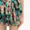 Mini short bloomer en charmeuse de soie Mini short bloomer en charmeuse de soie