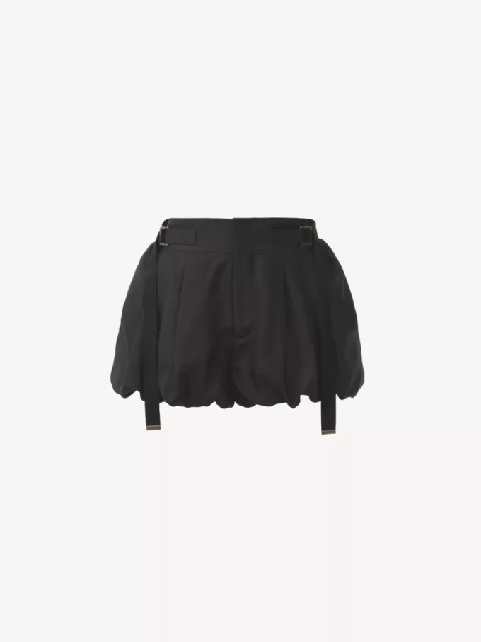Mini short bloomer en soie lavée habotai