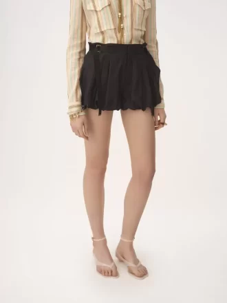Mini short bloomer en soie lavée habotai