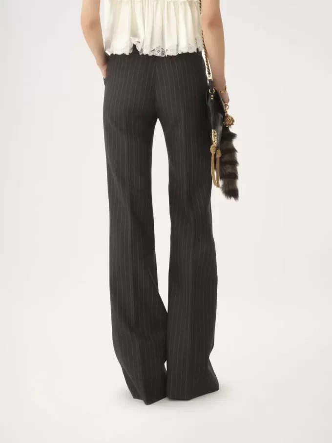 Pantalon bootcut sur mesure en laine Pantalon bootcut sur mesure en laine