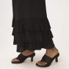 Pantalon large fluide en crêpe de Chine Pantalon large fluide en crêpe de Chine