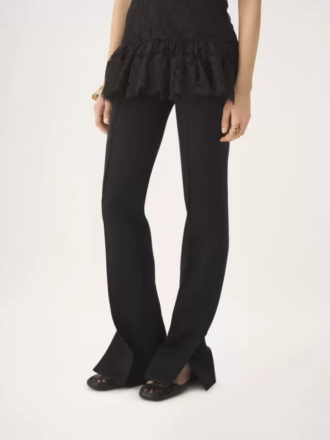 Pantalon sur mesure en coton cavalerie doux Pantalon sur mesure en coton cavalerie doux