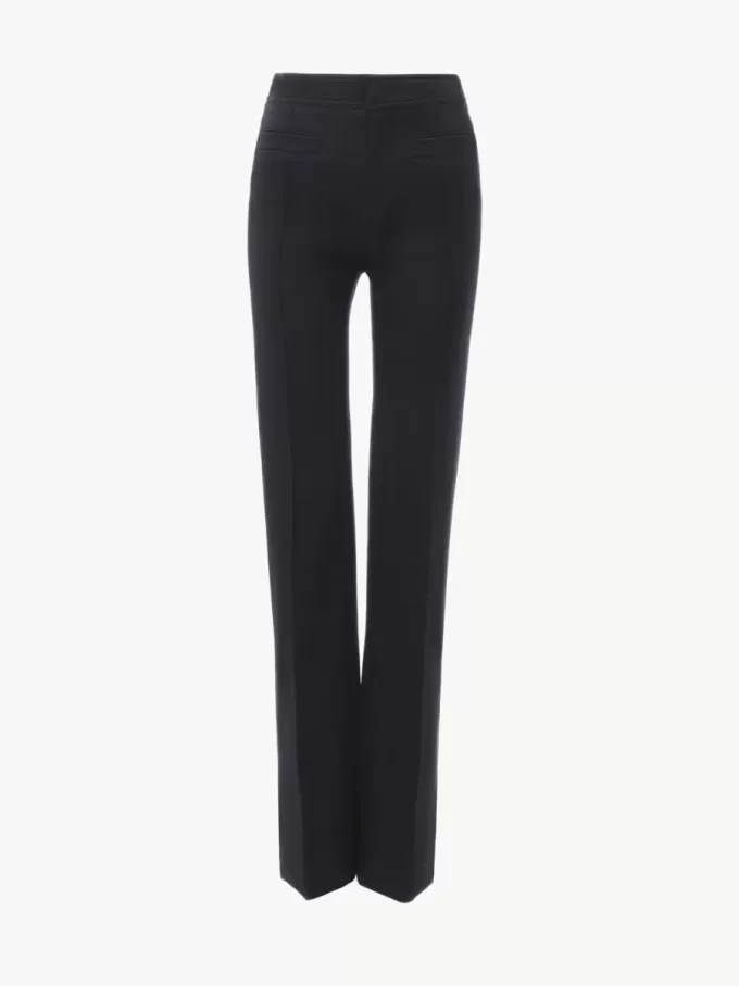 Pantalon sur mesure en gabardine de laine Pantalon sur mesure en gabardine de laine