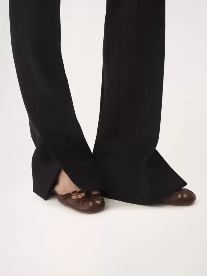 Pantalon sur mesure en gabardine de laine Pantalon sur mesure en gabardine de laine