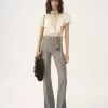 Pantalon sur mesure en laine chinée Pantalon sur mesure en laine chinée