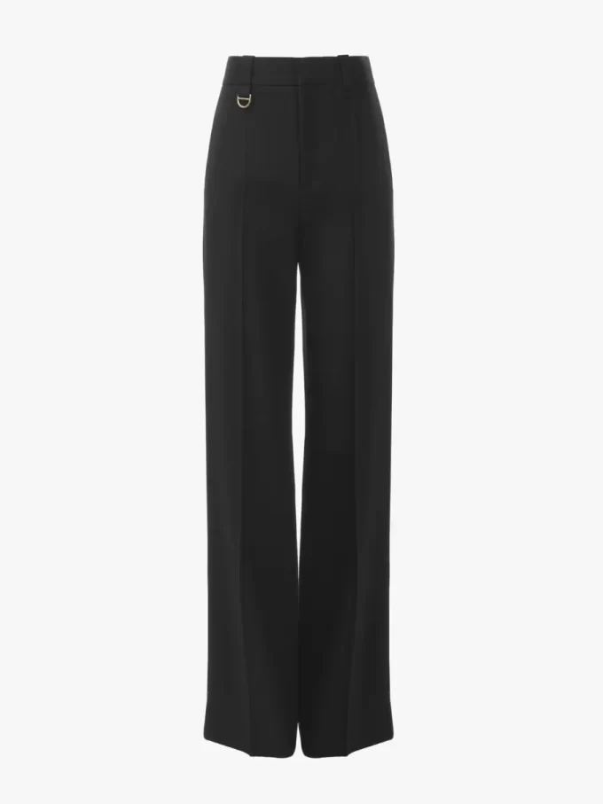 Pantalon tailleur garçon en laine grain de poudre Pantalon tailleur garçon en laine grain de poudre