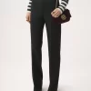 Pantalon tailleur garçon en laine grain de poudre Pantalon tailleur garçon en laine grain de poudre