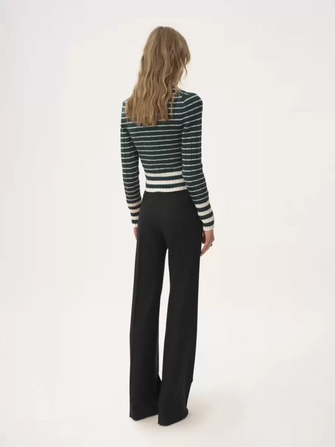 Pantalon tailleur garçon en laine grain de poudre Pantalon tailleur garçon en laine grain de poudre