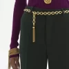 Pantalon tailleur évasé en crêpe de laine Pantalon tailleur évasé en crêpe de laine