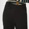 Pantalon évasé taille haute en laine grain de poudre Pantalon évasé taille haute en laine grain de poudre