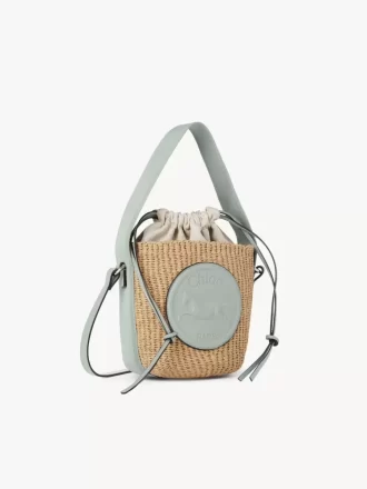 Petit panier Médaille Cheval en fibres naturelles