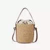 Petit panier à médailles pour chevaux en fibres naturelles Petit panier à médailles pour chevaux en fibres naturelles