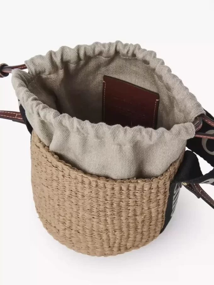 Petit panier Woody en fibres naturelles