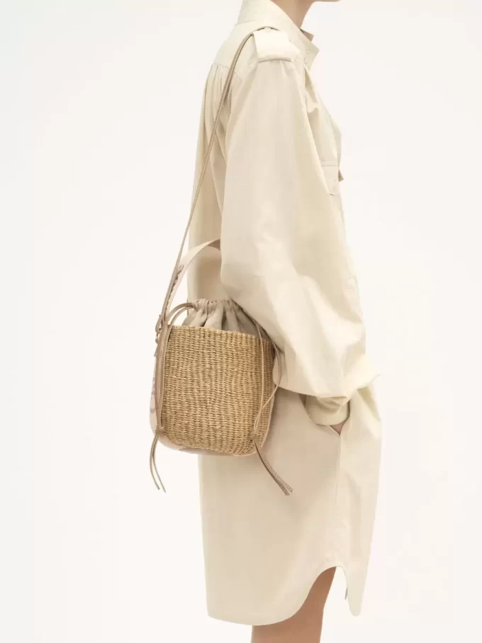 Petit panier Woody en fibres naturelles