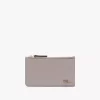 Petit porte-monnaie Chloé Iconic avec fentes pour cartes en cuir brillant