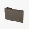Petit porte-monnaie Chloé Iconic avec fentes pour cartes en cuir brillant