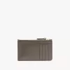 Petit porte-monnaie Chloé Iconic avec fentes pour cartes en cuir brillant