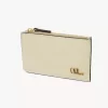 Petit porte-monnaie Chloé Iconic avec fentes pour cartes en cuir effet croco