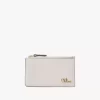Petit porte-monnaie Chloé Iconic avec fentes pour cartes en cuir grainé