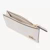 Petit porte-monnaie Chloé Iconic avec fentes pour cartes en cuir grainé
