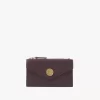 Petit porte-monnaie enveloppe avec fentes pour cartes en cuir grainé Petit porte-monnaie enveloppe avec fentes pour cartes en cuir grainé
