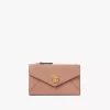 Petit porte-monnaie enveloppe avec fentes pour cartes en cuir grainé Petit porte-monnaie enveloppe avec fentes pour cartes en cuir grainé