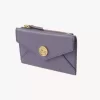 Petit porte-monnaie enveloppe avec fentes pour cartes en cuir grainé Petit porte-monnaie enveloppe avec fentes pour cartes en cuir grainé