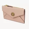 Petit porte-monnaie enveloppe avec fentes pour cartes en cuir grainé Petit porte-monnaie enveloppe avec fentes pour cartes en cuir grainé
