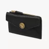 Petit porte-monnaie enveloppe avec fentes pour cartes en cuir grainé Petit porte-monnaie enveloppe avec fentes pour cartes en cuir grainé