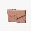 Petit porte-monnaie enveloppe avec fentes pour cartes en cuir grainé Petit porte-monnaie enveloppe avec fentes pour cartes en cuir grainé