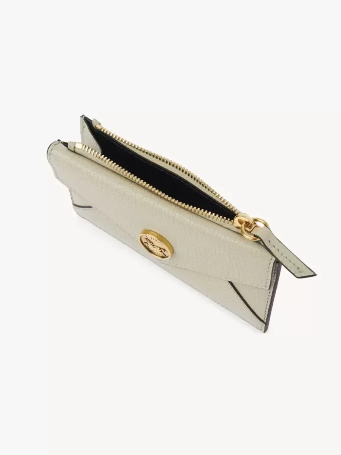 Petit porte-monnaie enveloppe avec fentes pour cartes en cuir grainé Petit porte-monnaie enveloppe avec fentes pour cartes en cuir grainé
