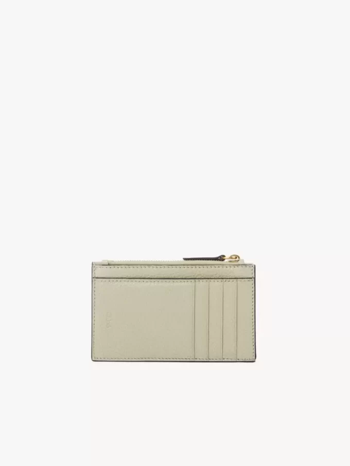 Petit porte-monnaie enveloppe avec fentes pour cartes en cuir grainé Petit porte-monnaie enveloppe avec fentes pour cartes en cuir grainé